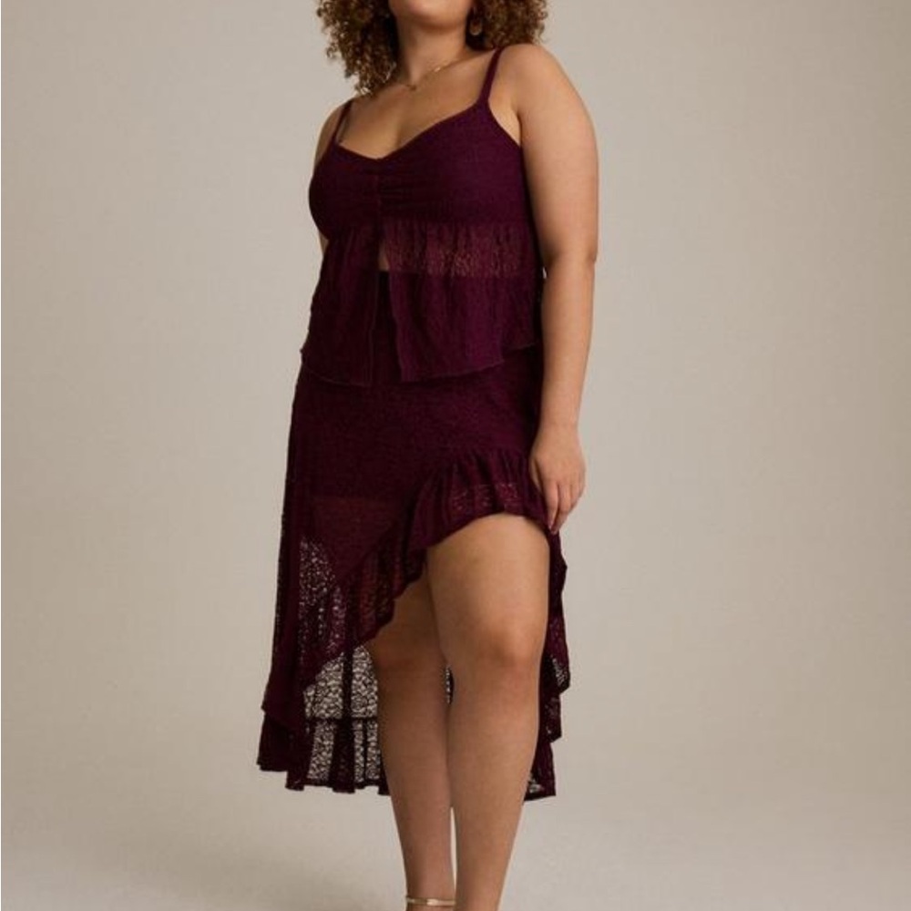 Fun and Flirty Lace Skirt